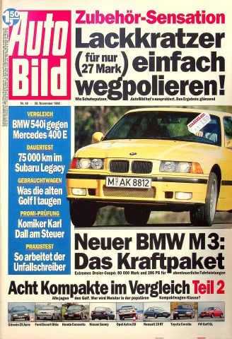 Deckblatt Auto Bild (49/1992)